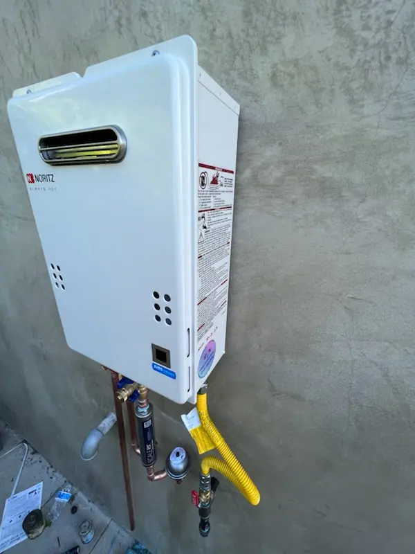 Tankless water heater installation for Cummings homes